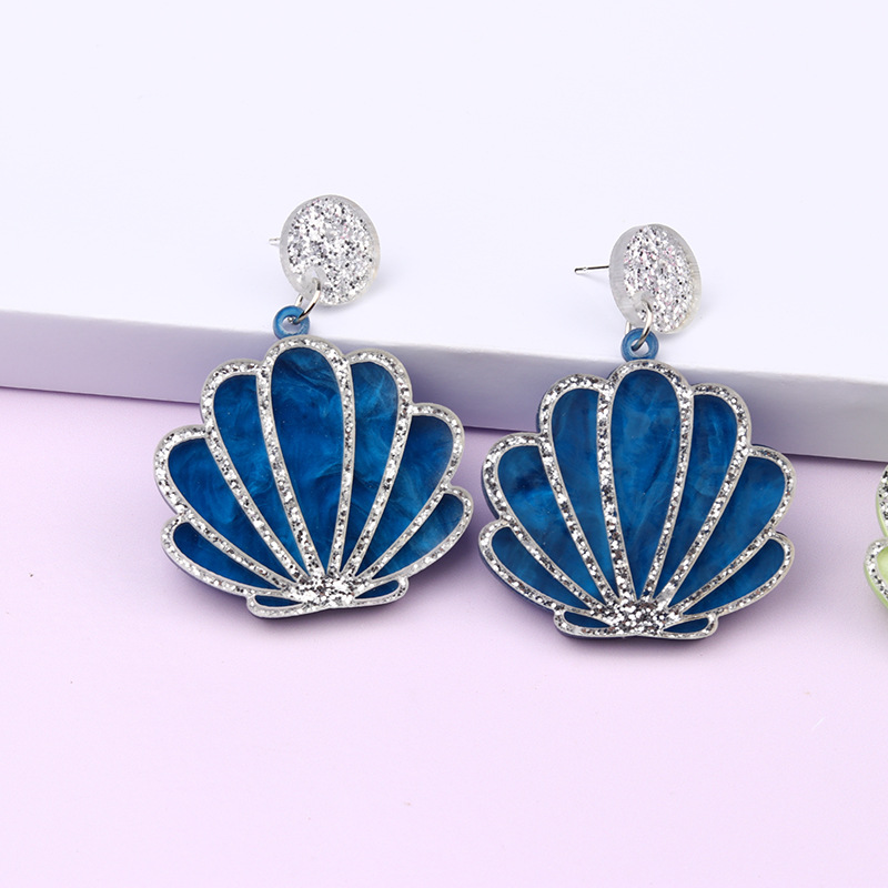 Fashion Shell Arylic Earrings display picture 4
