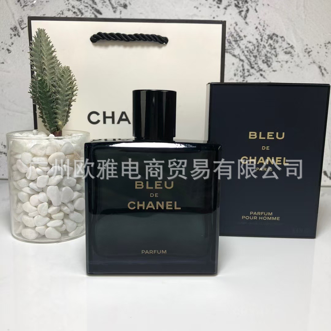 Perfume azul de marca, encuentro verdadero, desierto, ébano, amor, pecado, amor, hombre, Napoleón, cariño 100ML