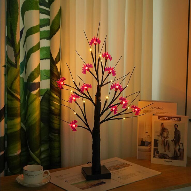 Venta directa de fábrica, luces navideñas transfronterizas, luces led de árbol de luciérnaga, luces decorativas estrelladas para regalo de cumpleaños