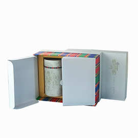 定制高档2罐装茶叶礼盒包装上海高端礼盒设计定制源头工厂定做