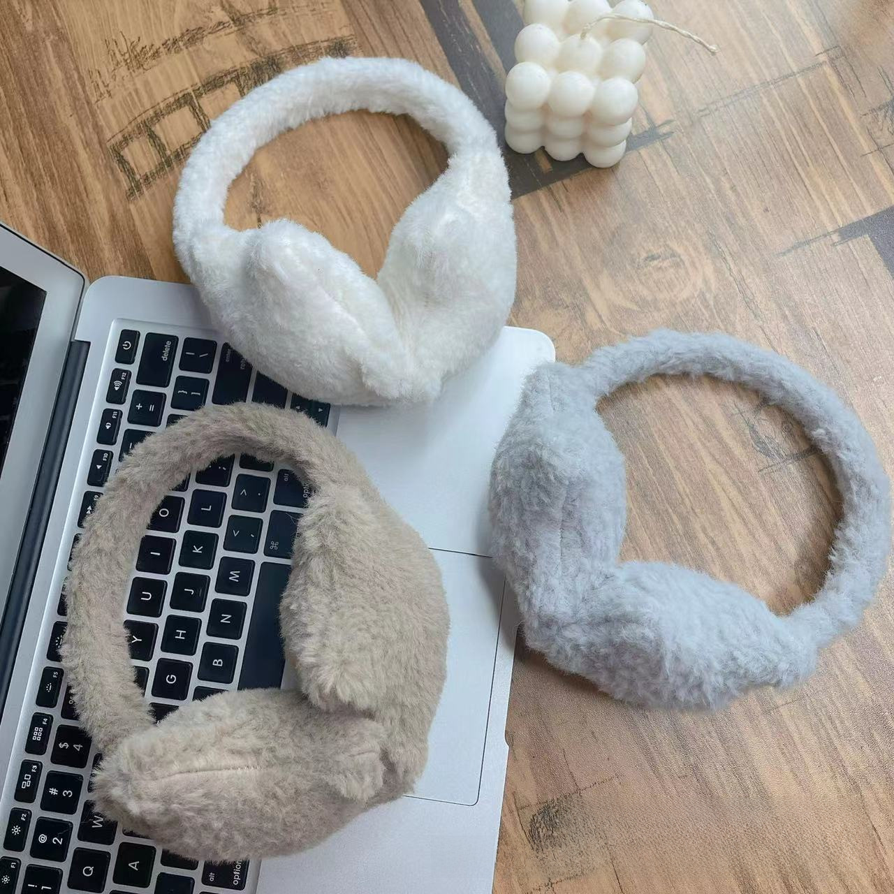New Cute Star-shaped Ear Cover for Winter Ear Protection, Warm Fleece Riding Ear Muff for Students Cycling Cold Ear Cover