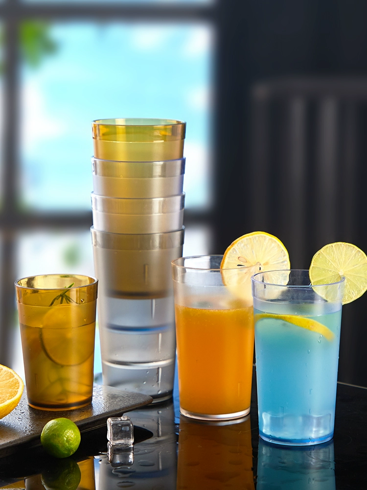 Аcrylic plastic tea cup for commercial use for living room, Cola, fall protection