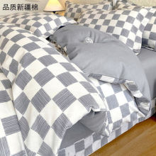 a类加厚磨毛四件套床上用品单件被套床单三件套床笠A供应链厂批发