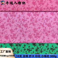 10支 小花花 全棉 数码 直喷 印花 女装 童装 面料服饰服饰DIY