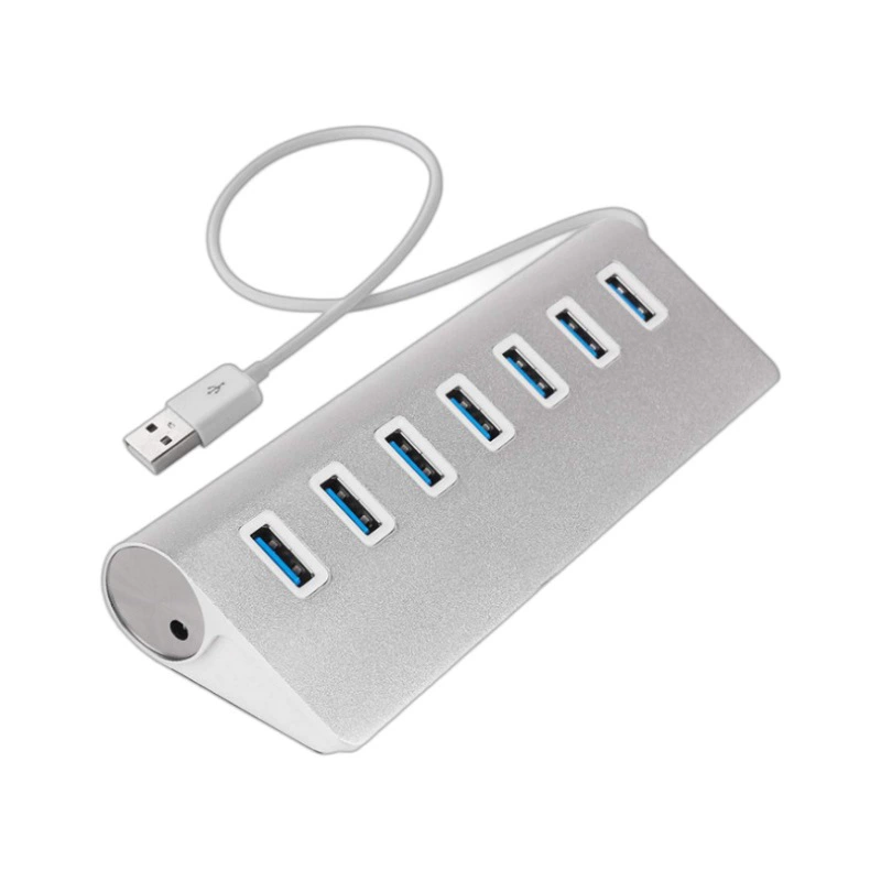 USB3.0 семипортовый концентратор USB3.0 семипортовый HUB, мобильная зарядка, алюминиевый сплав