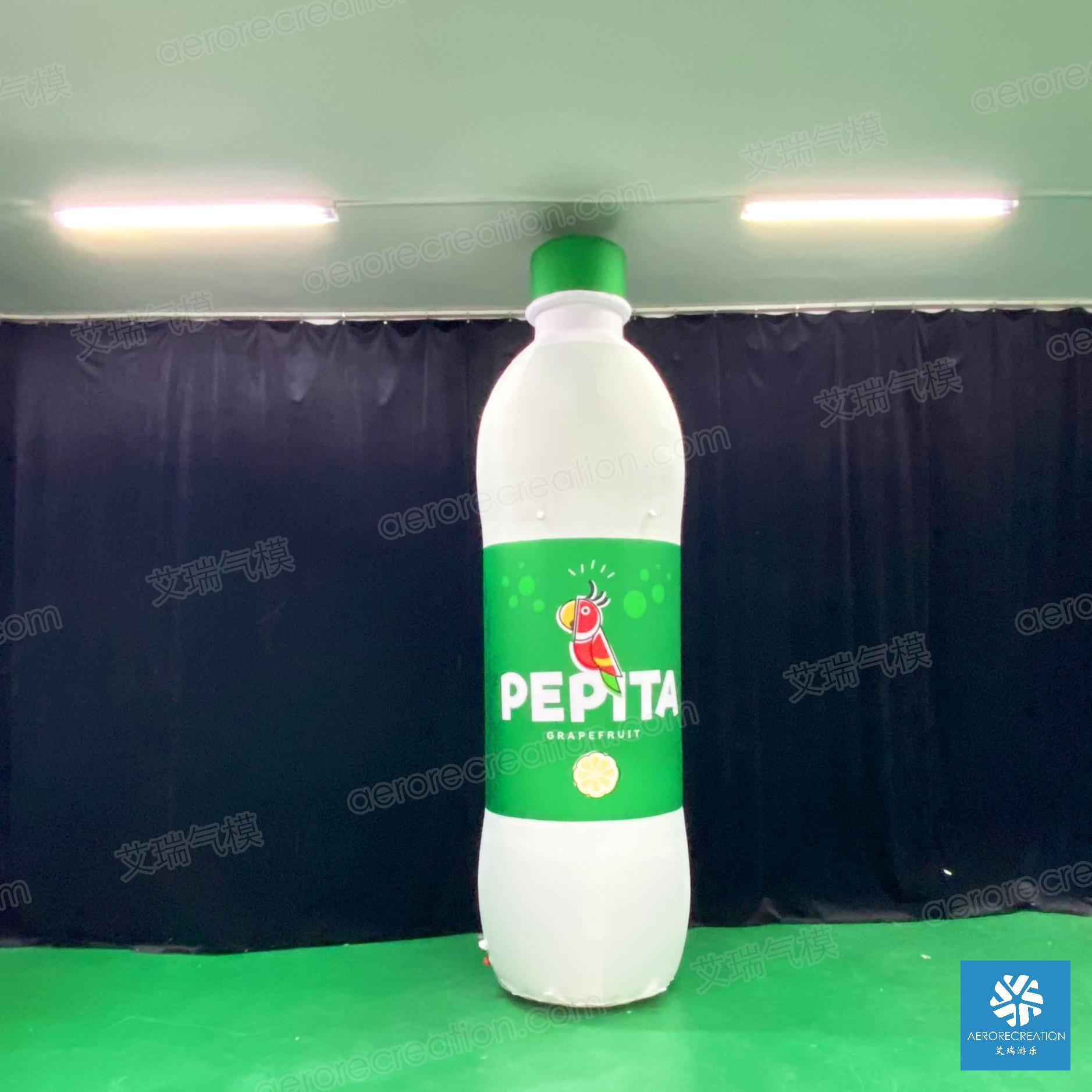 【厂家直销  批量发货】高3.43m 气密Pepita矿泉水瓶气模仿真造型