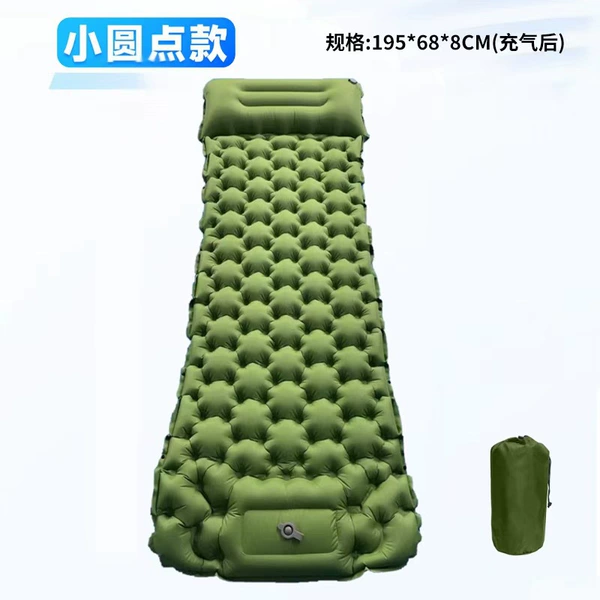 Military green inflatable mattress widened and thickened