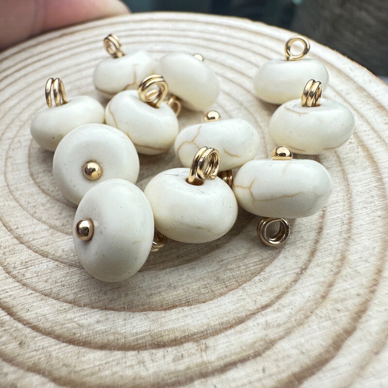 Antique Hanfu Buttons Ancient Costasy Buttons Chinese Tang Suit Shirt Buckle Natural Turquoise Handmade DIY Buttons