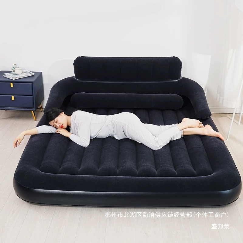 Fábrica directa grosor plegable superior al aire libre cama inflable doble para aumentar el colchón inflable individual conveniente