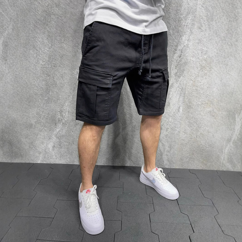 2022 new foreign trade fashion summer men's multi-pocket workwear shorts loose outdoor casual shorts