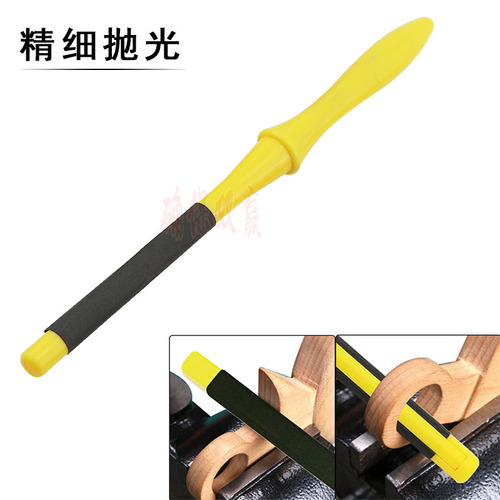 Flat manual sandpaper clamp, plastic boxed semi-circular sandpaper roll, square sandpaper rack, grinding and polishing tools