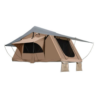 Roof Tent Outdoor Camping Self-Driving Tour Roof Tent Car Soft Top Tent Car Top Quick-Open Sleeping Tent (Avtomobil dam çadırları) - eagle-short-style-14m-1-3