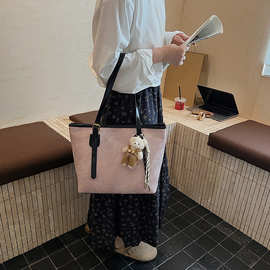 韩系气质白色连衣裙套装女春夏季新款简约通勤衬衫上衣高腰蓬蓬裙