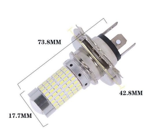 Tcyato Popular Motorcycle Led Bulbs 3014/2835/4014 144Smd High-Brightness Front Headlights