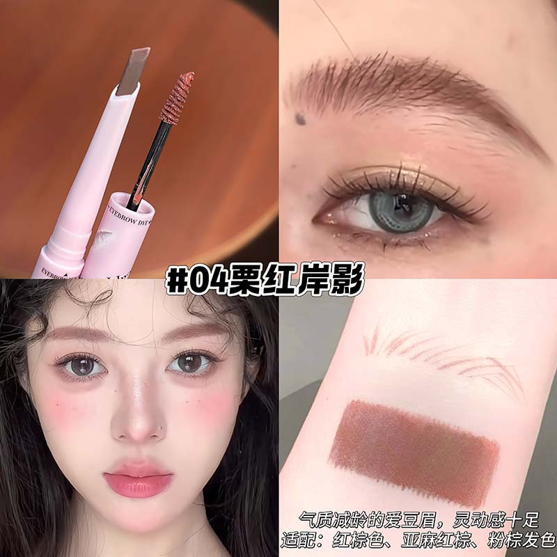 CAPPUVINI multiuso ceja pincel tinta ceja dos cabezas 2 en uno maquillaje natural ceja pincel gripe maquillaje transfronterizo image 10