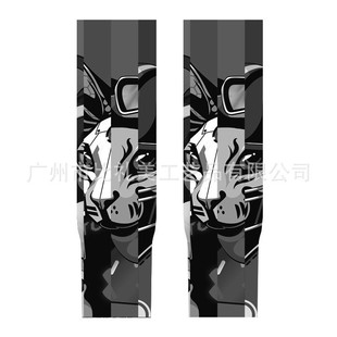 Ice Summer Sun Protection Sleeves for Women and Men, Uv Ice Silk Arm Sleeves, Thin Cycling Gloves, Elbow Pads for Men