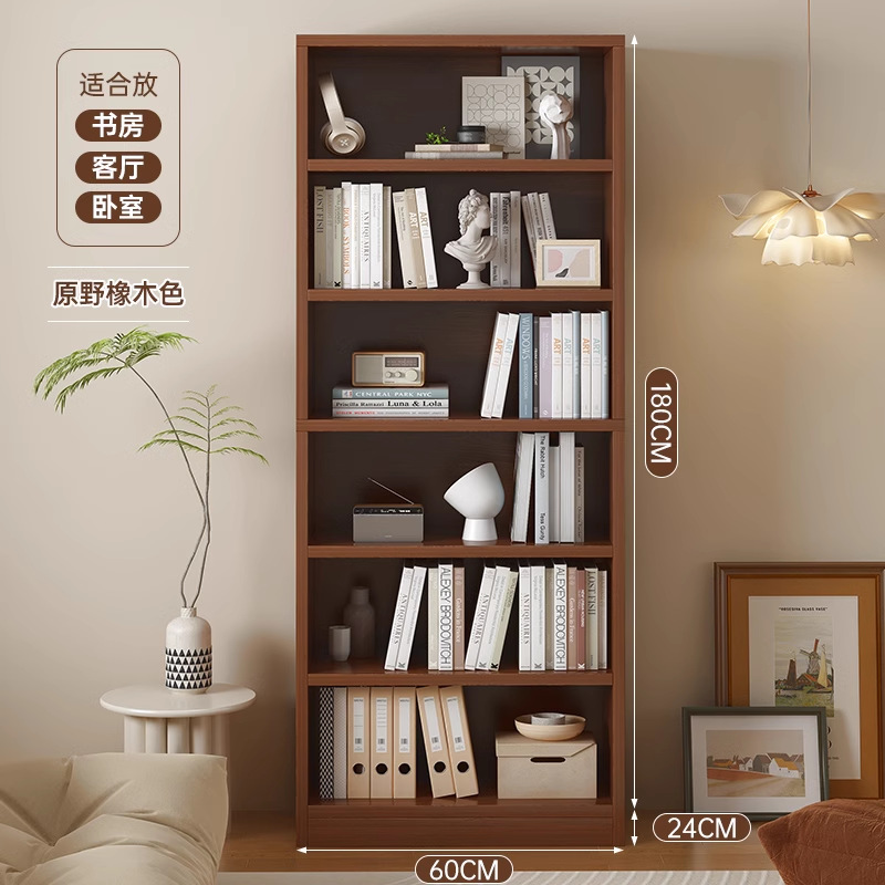 Estante de libros estante de estante de piso simple casero multicapa armario de sala de estar armario de almacenamiento contra la pared armario de esquina de hendidura estrecha