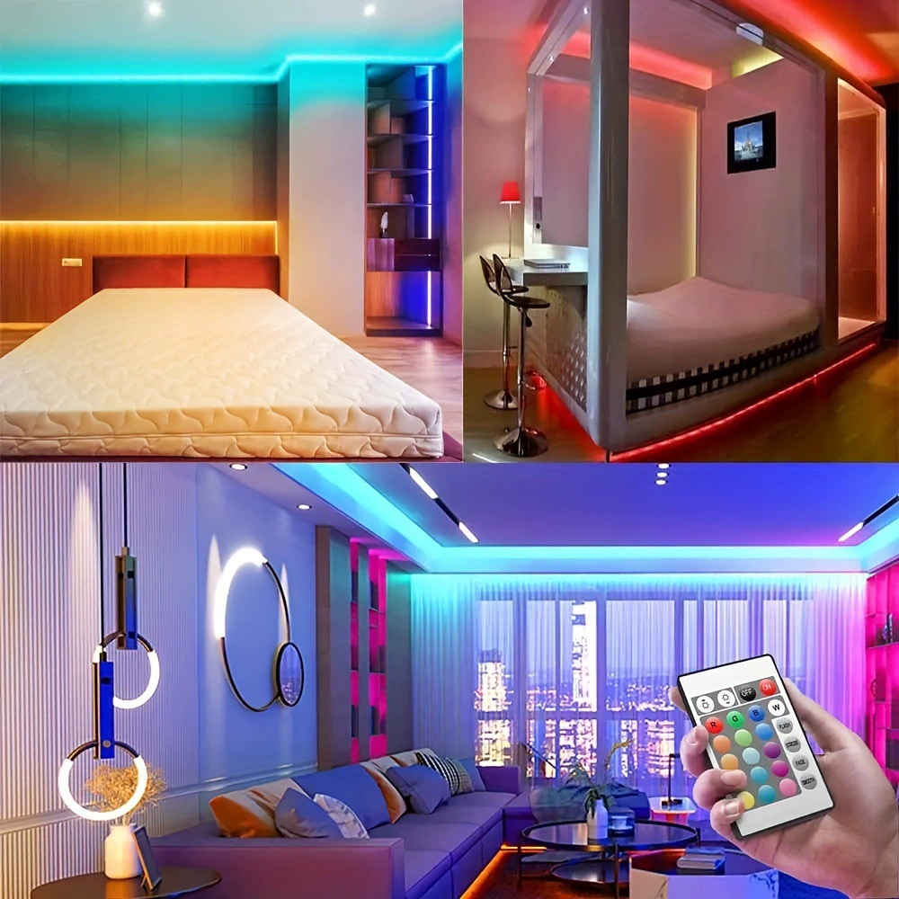 Набор светодиодной ленты USB 3535RGB гибкая лента с пультом Bluetooth на 24 кнопки 5V низкое напряжение интеллектуальное управление телевизионный фон