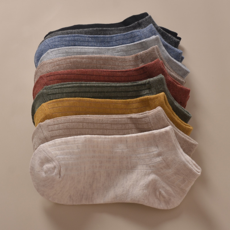 無印日式良品棉襪子女款短襪夏季低幫淺口純色短筒船襪女隱形襪子