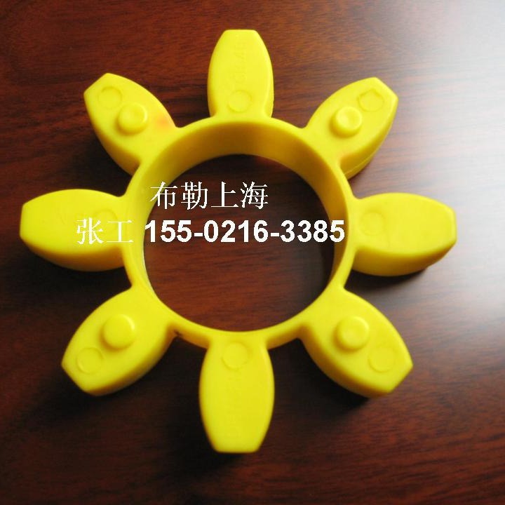 KTR弹性体缓冲垫梅花瓣胶块/联轴器梅花接手GR65 92SHA黄色SPIDER