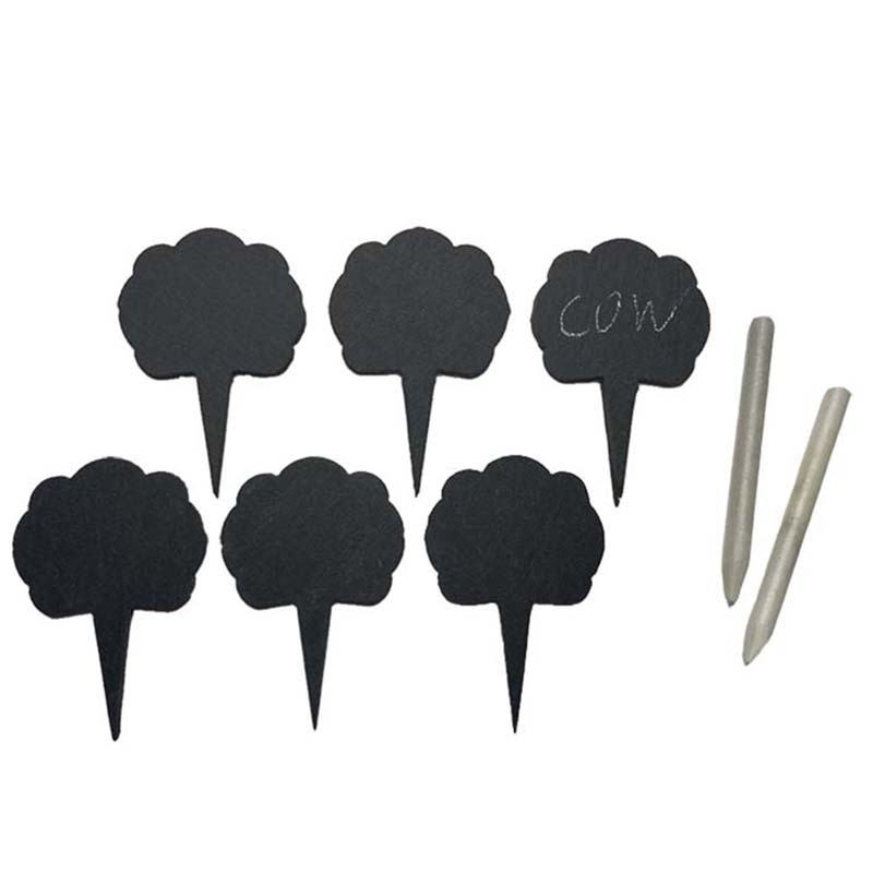 Venta al por mayor de queso pizarra marca pizarra queso signo comida pequeño palo con escritura libre de polvo pluma pastel postre signo