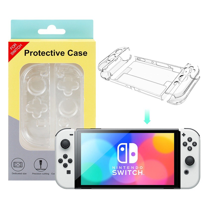 Paquete de almacenamiento de generación switch2 Nintendo switch oled cristal PC host shell duro mango OLED shell protector