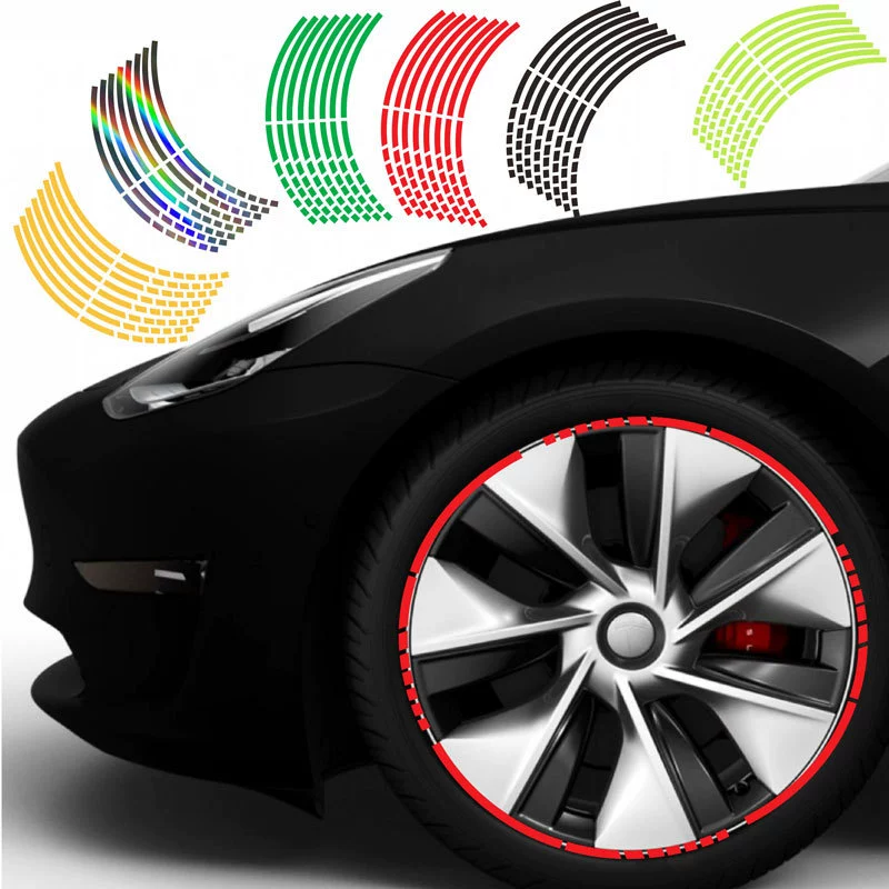 Трансграничные автомобильные колеса стальные диски наклейки на электрические шины для мотоциклов стальные наклейки для персонализированных модификаций 17 дюймов 18 дюймов