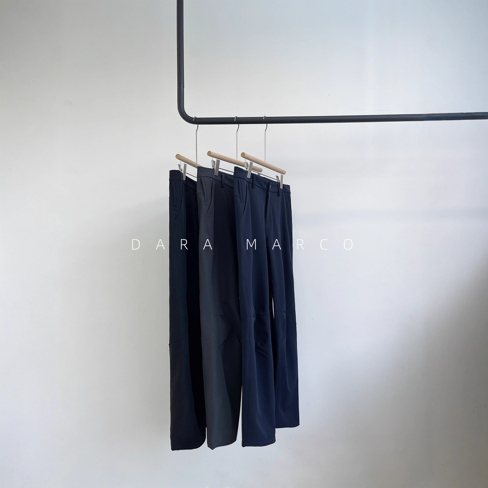 Gao级商务户外休闲小脚裤~A家四面弹锦纶防风防水透气耐磨男裤秋