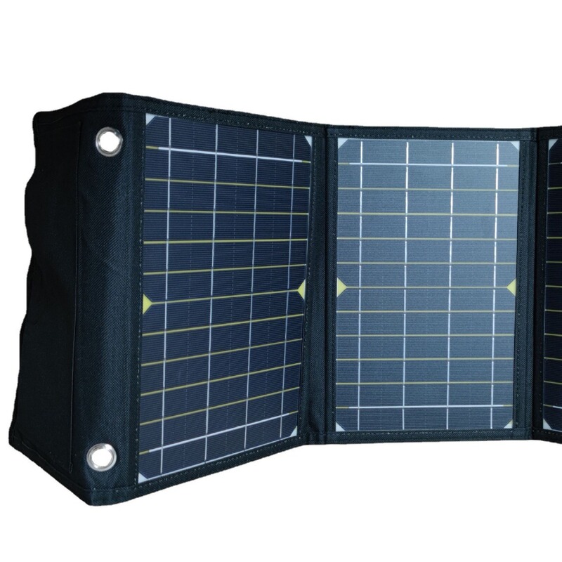 Cross-border dedicated portable 21W monocrystalline silicon outdoor solar panel folding bag mobile charger
