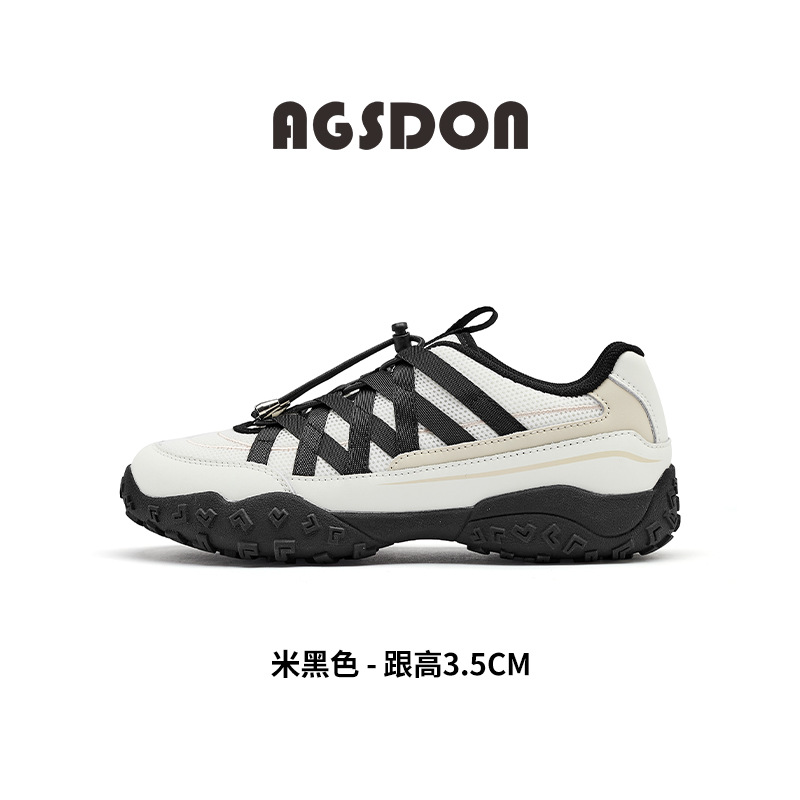 Zapatos deportivos al aire libre para mujeres 2026 nuevo estilo de primavera de senderismo casuales zapatos de entrenamiento de papá de montaña zapatos blancos pequeños