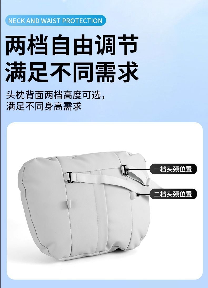 Suitable for Leapmotor A10 headrest, neck pillow, lumbar support, same model as sold in the mall, suede pillow, cushion, car interior accessories