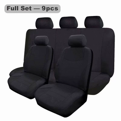 Universal seat cover — Best-Selling Foreign Trade Universal Car - black-2-piece-set-single-seat