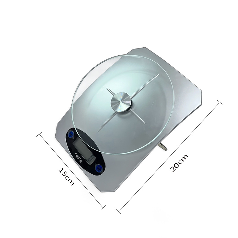 KE - 5 báscula de cocina pequeña báscula electrónica doméstica báscula de horneado de alimentos báscula de 5kg báscula de cocina de vidrio báscula de medicina báscula de gramo
