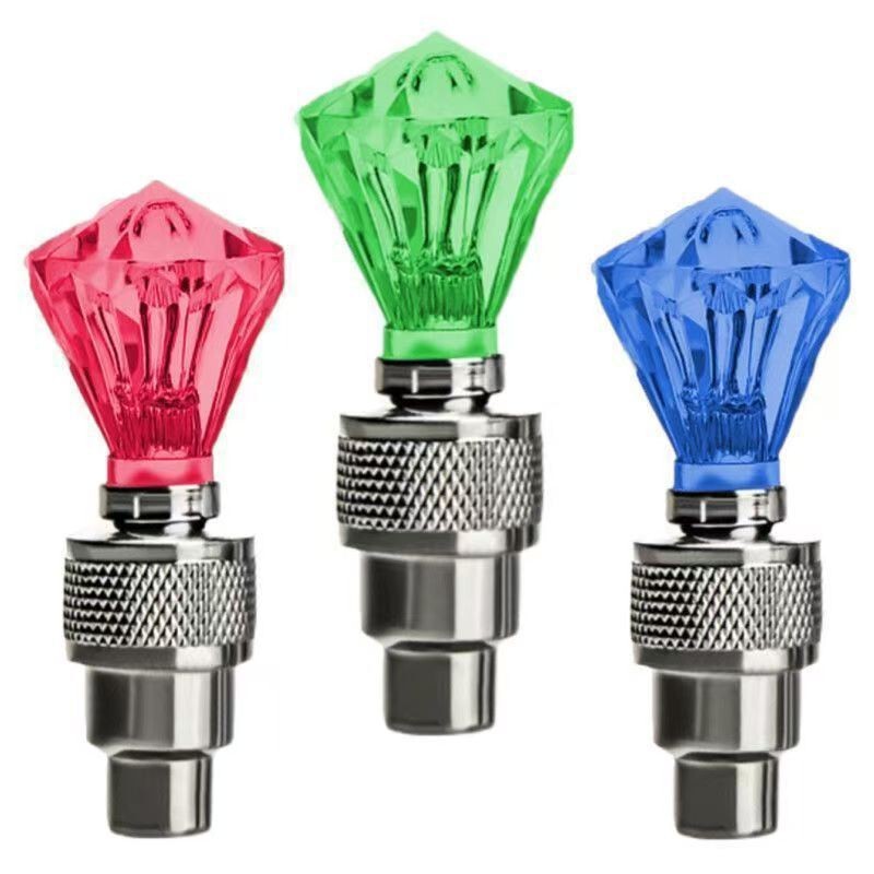 Cross-Border Dropshipping of Valve Lights for Cars, Motorcycles, Electric Vehicles, Hot Wheels, Mountain Bikes, Night Riding, Colorful Lights, Valve Light Equipment