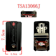 现货tsa海关锁行李箱密码锁TSA13066海关扣锁PC箱密码锁扣