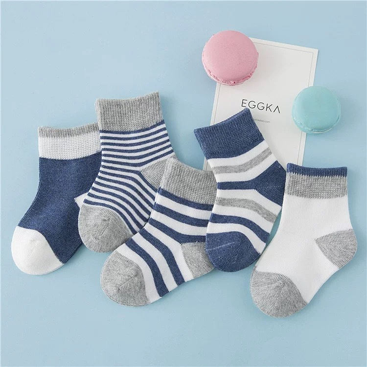 Zhuji calcetines para niños primavera y otoño invierno calcetines de algodón sólido para niños y niñas calcetines para bebés recién nacidos al por mayor