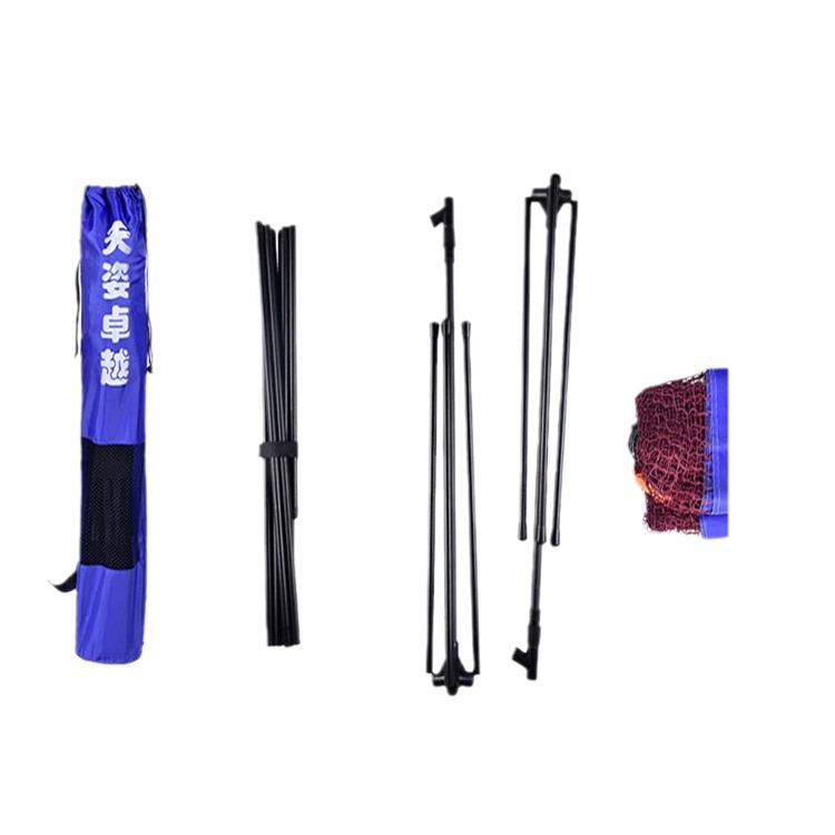 도매 배드민턴 그물 랙 실내 및 야외 배드민턴 그물 칼럼 볼 그물