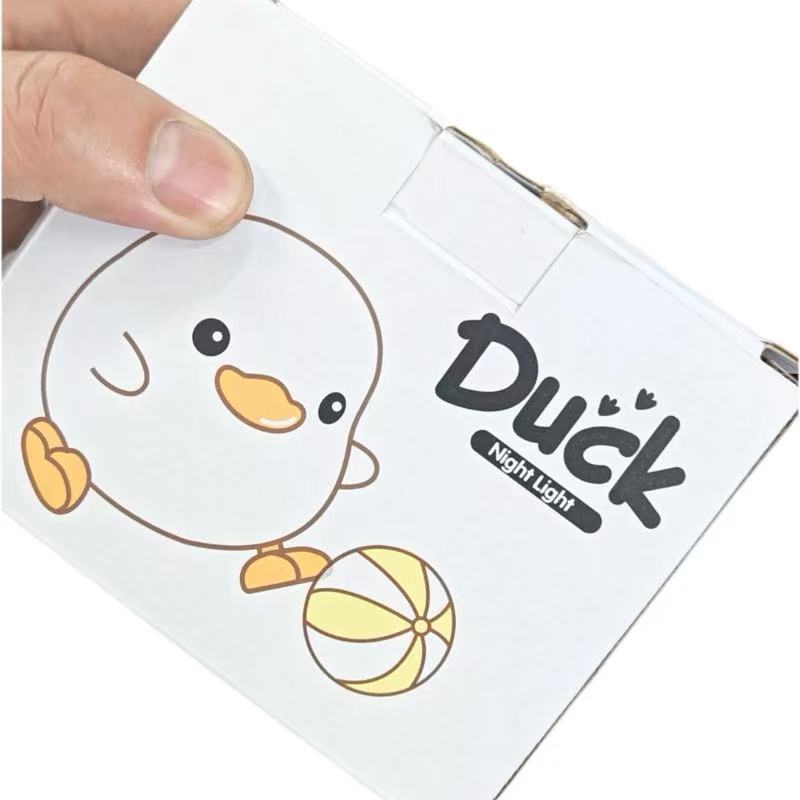 Doudou duck pat lamp-warm light [english color box-rechargeable model]