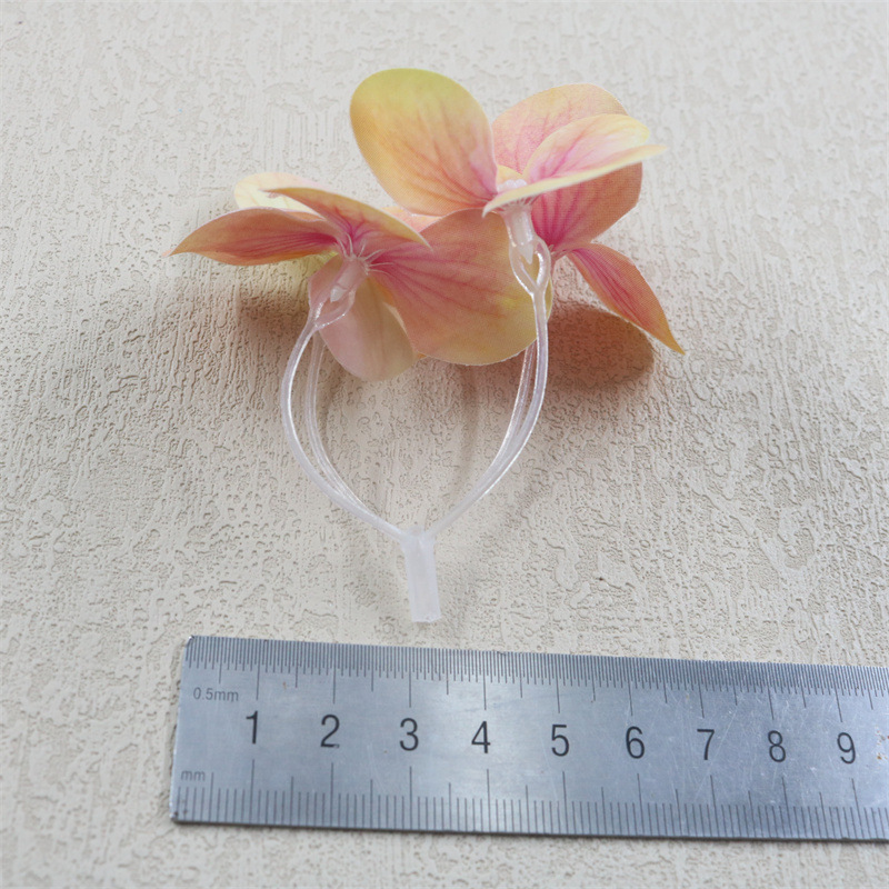 インスタイルの新しい 3D あじさいの感触模擬花 diy 手作りヘアピン花頭飾り素材谷美痛包装装飾|undefined