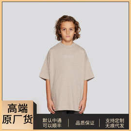 ESSENTIALS儿童纯棉短袖t恤夏季中大童夏装潮牌炸街T洋气儿童装
