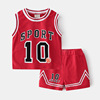 Summer sports suit, children's breathable set for boys, children's clothing, wholesale