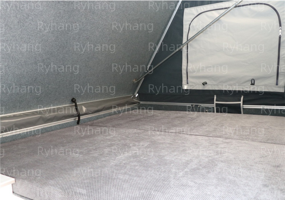 Factory Direct Sales Trailer-Mounted Camping Tent, Rainproof and Sunproof, Thickened Material, Multi-Window Breathable and Spacious Space