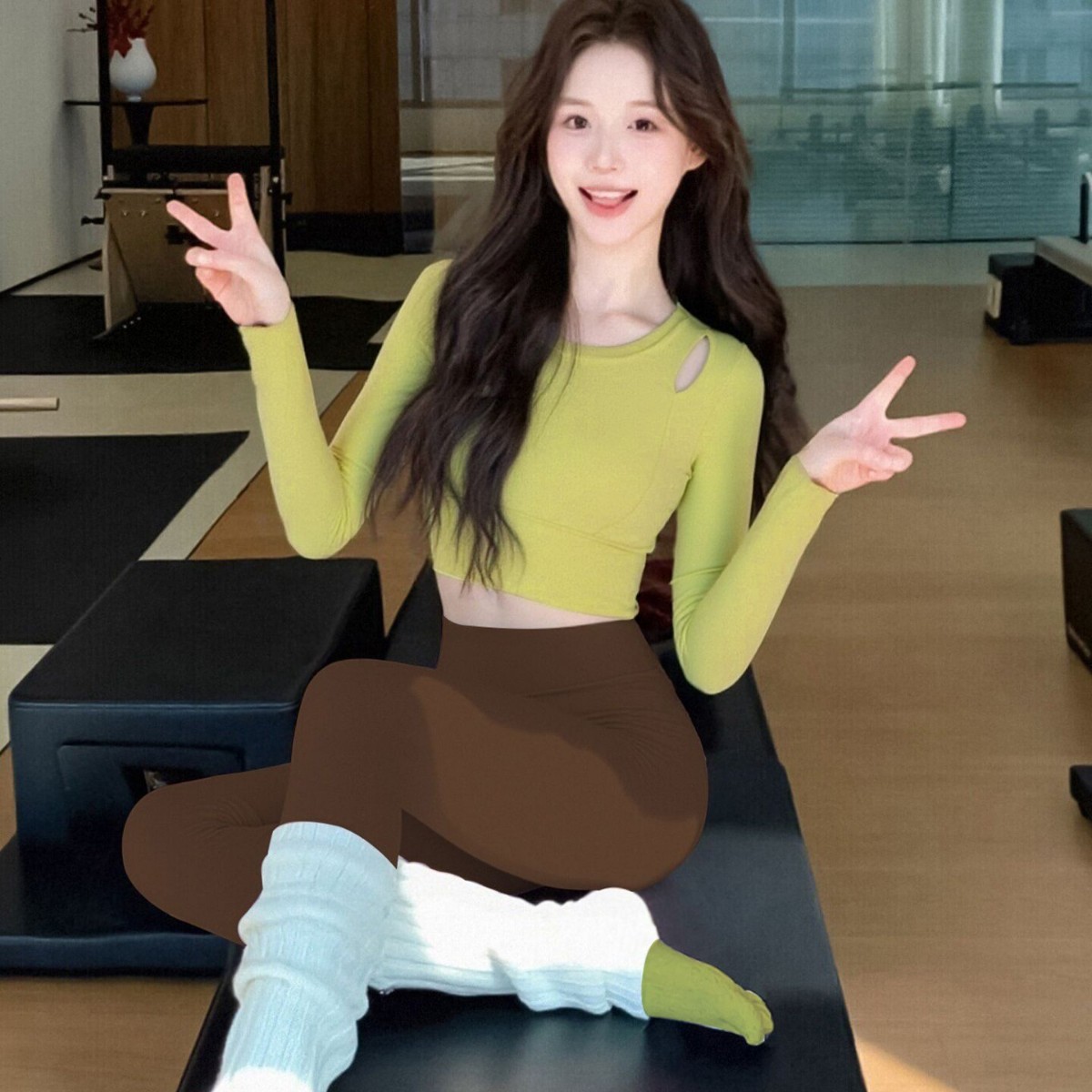 Yoga Clothes for Women 2025 New Autumn and Winter Pilates Training Clothes Classy Yoga Clothes Tops Long-Sleeved Fitness Clothes