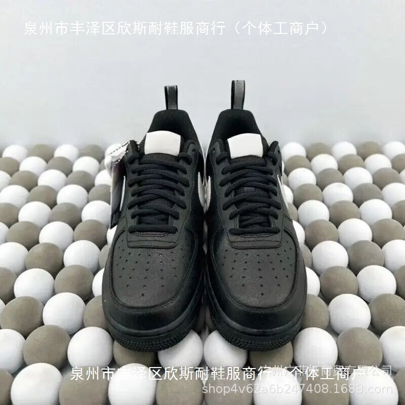 Cross-Border Air Force One Men's and Women's Low-Top Casual Sports Shoes Putian Pure Original Af1 Black and White Sneakers Couple's Model