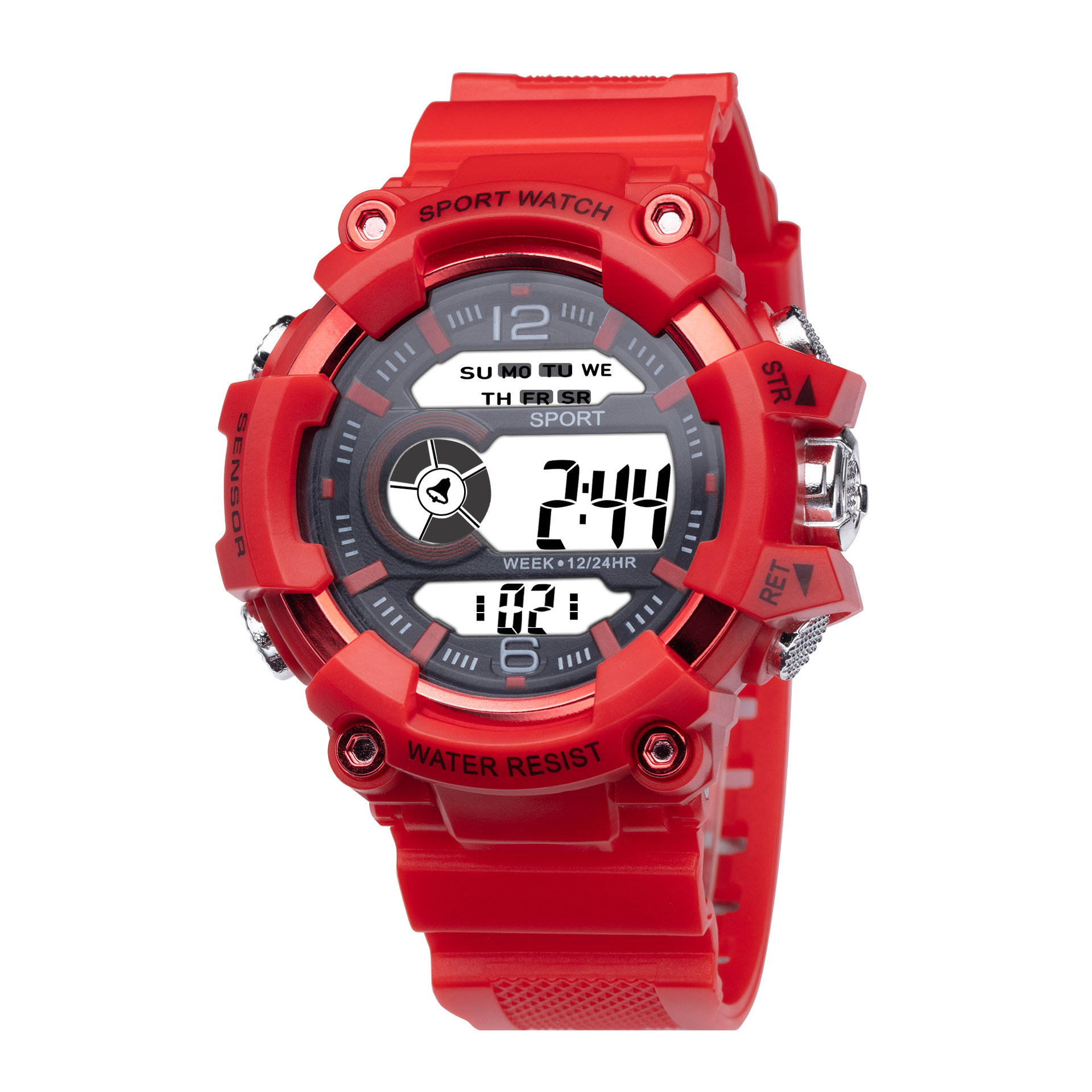 INS Comercio exterior adolescentes niños reloj electrónico multifuncional deportes al aire libre LED luminoso estilo coreano alarma reloj de moda