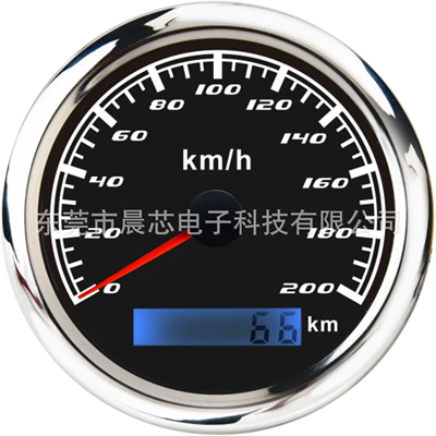 Other vehicle instruments, Universal for Diesel and Gasoline - cx8033-black-plate-silver-cover-200km
