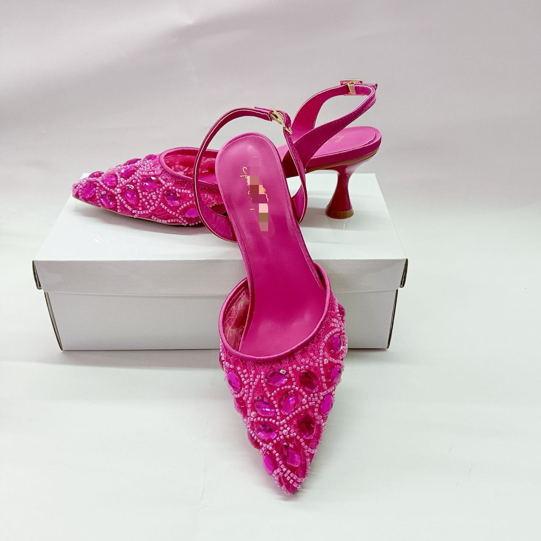 Zapatos de diseño italiano de alta gama para bodas, zapatos de mujer, encaje de diamante de verano, sandalias de talón alto