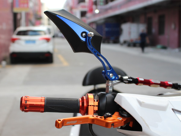 Pedal Electric Scooter Modified Rearview Mirror Reversing Mirror Electric Motorcycle 009 Ghost Fire Fu Xi Motorcycle Universal Rearview Mirror