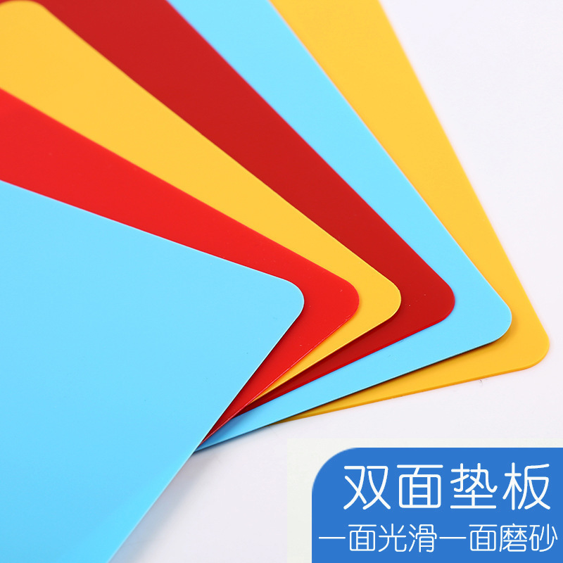 Deli papelería Escritura y escritura estudiante examen pad niños grande color arcilla herramienta pad hecho a mano escritorio pad