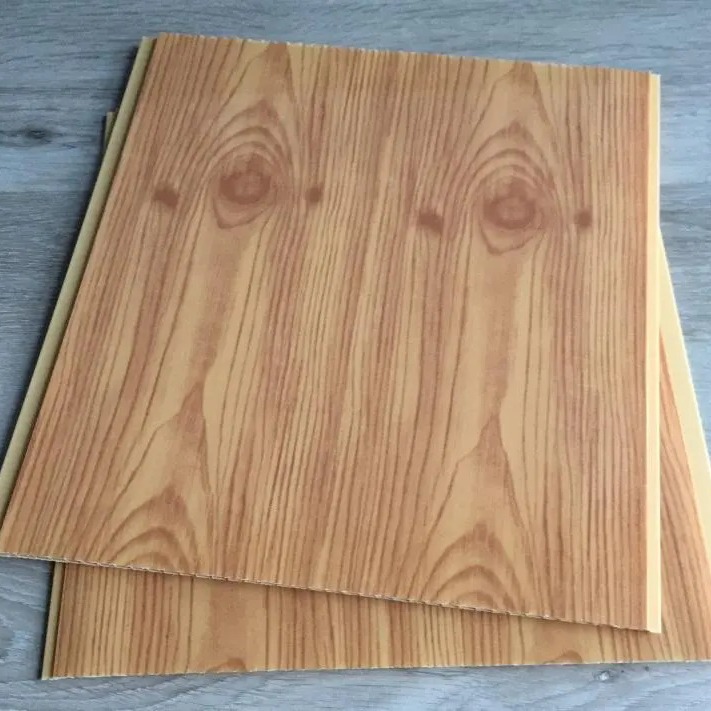 Placa de fijación de PVC techo de plástico largo interior dormitorio sala de estar techo de montaje rápido integrado techo de pared